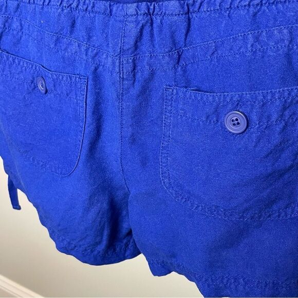Candies Juniors Elastic Waist Linen Blend Shorts, Size 11 - Picture 6 of 14